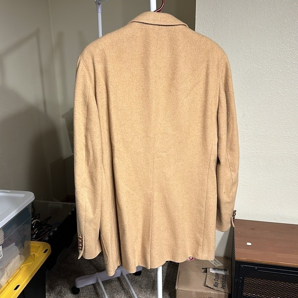 Stanley Blacker Wool Blend* Overcoat in Camel Size 36 - Picture 8 of 8